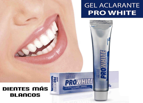 Gel Dental Crema Pro White Hnd Blanquea Los Dientes + Calcio