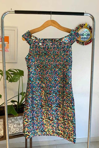 Vestido De Fiesta Sofi Caputo Talle 2 Nuevo