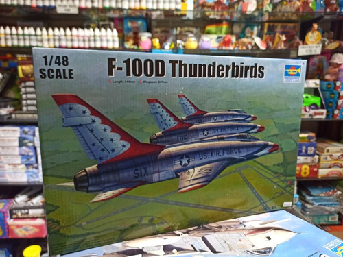 Trumpeter 2822 F100 Thunderbirds Avión 1/48 P Armar Maqueta