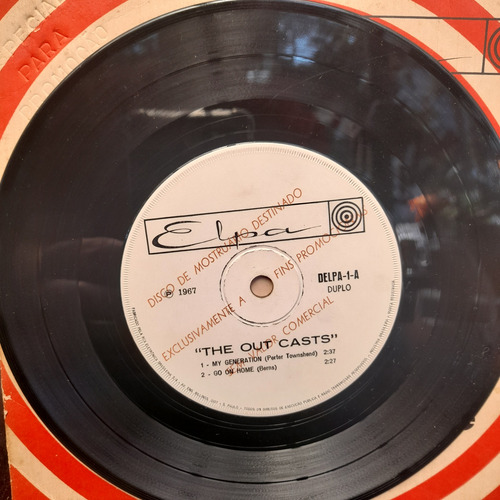 Imagem 5 de 8 de Compacto The Out Casts 1967 My Generation Go On Home Delpa-1