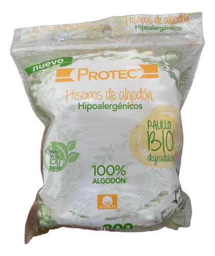Hisopos De Algodón Protec Paq. C/5 Bolsas De 300pz