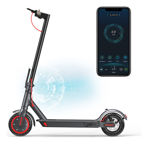 Aovopro Es80 Scooter Elctrico - Neumticos Slidos De 8.5 PuLG