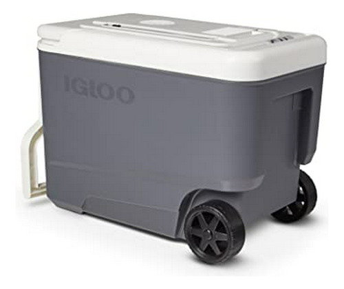 Conservadora Heladera Electrica 12v Igloo con Ruedas Versatemp Frio Calor 35 Qt