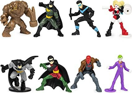 Dc Comics Batman, Juego De 8 Figuras De Acción