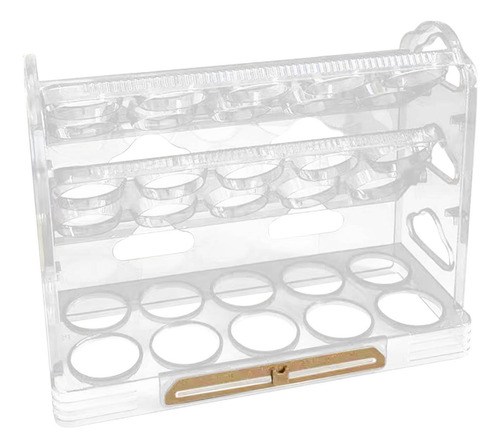 Caja De Almacenamiento Plegable De 3 Capas Para Frigorífico