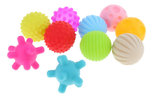 10 Unids Pelotas Textura Suaves De Masaje Bola Juguetes 10 Unids Pelotas Textura Suaves De Masaje Bola Juguetes