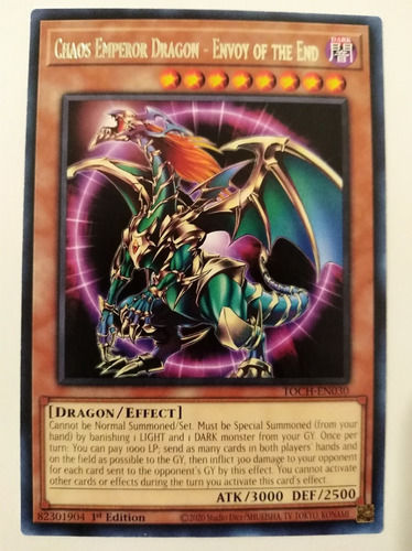 Chaos Emperor Dragon - Envoy Of The End - Rare        Toch