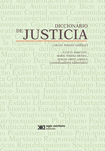 Diccionario De Justicia, Carlos Pereda, Ed. Sxxi