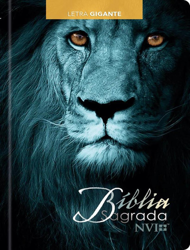 Biblia Sagrada Nvi - Letra Gigante - Leao Azul