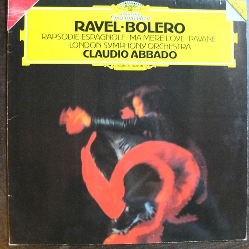 Vinilo Ravel  Bolero Rapsodie Espagnole Ma Mere L'oye Pavane