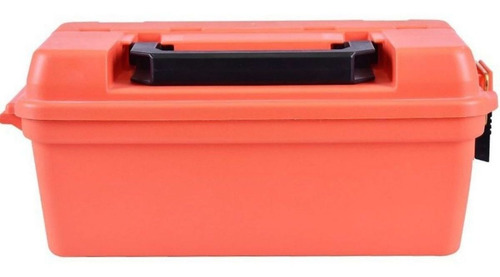 Caixa De Pesca P/ Acessórios Plano 1412-50 Multi Utilidades Cor Laranja-escuro