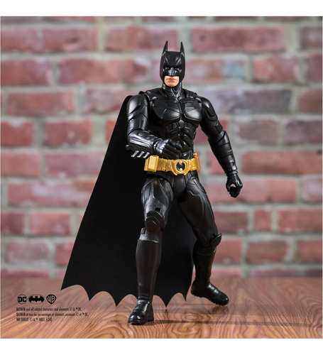 Batman, The Dark Knight Batman Action Figure, 12 Polegadas,