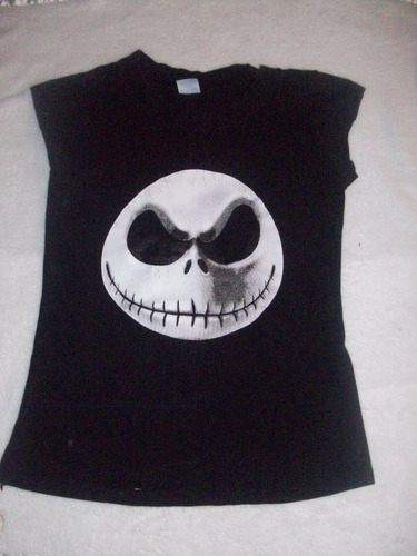 Blusa Negra Jack Skeleton Dama