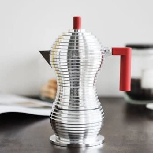 Imagen 3 de 7 de Cafetera Espresso Alessi Pulcina, 3 Tazas, Aluminio Fundido