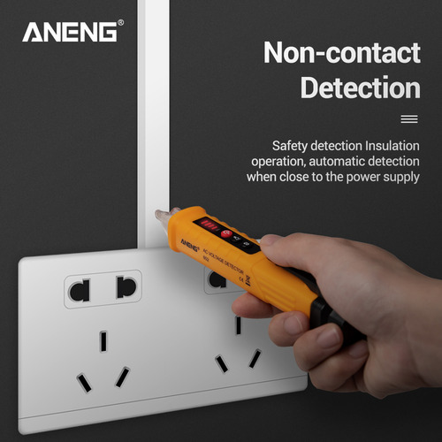 Probador De Voltaje, Detector De Voltaje Inicial Con Toma De