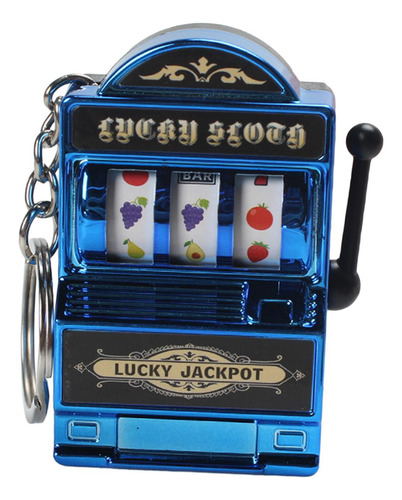 4 Mini Llavero De Juguete Para Máquina Tragamonedas, Azul