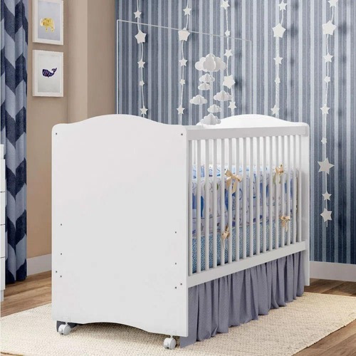 Berço Satriani Vira Mini Cama Ou Mini Sofá - Branco