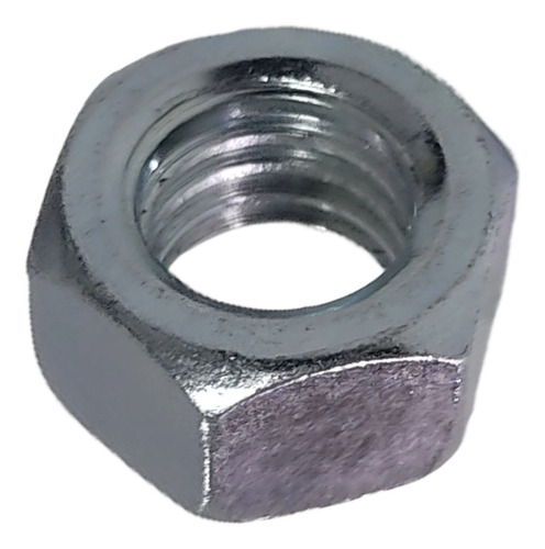 02 Porca Sextavada Ferro Zincada 2 X 4,5f Rosca Grossa Unc
