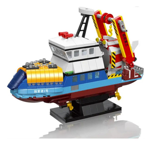 Barco De Exploracion E Investigacion Polar, Compatible Lego