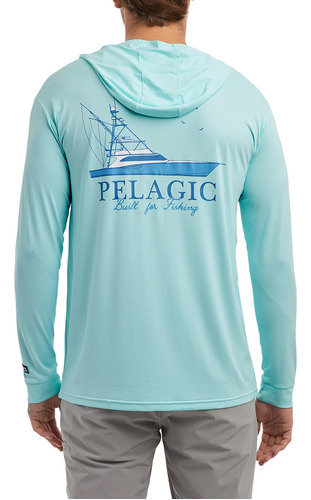 Playera Pelagic Aquatek Hooded