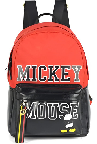 Mochila Mickey Mouse Cor Vermelho - BMK78552