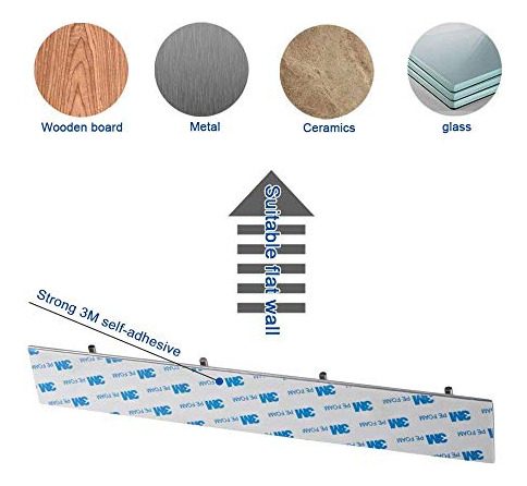 Ganchos Autoadhesivos De Acero Inoxidable, Colgador Resisten