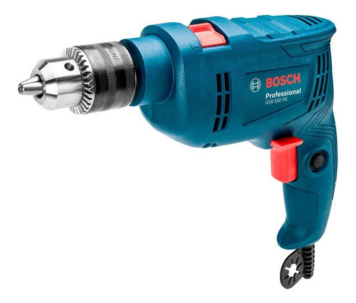 Taladro Percutor Destornillad Bosch Gsb550re 3100rpm 550w Mm