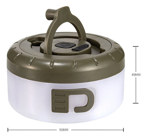 Cadena De Luces Led For Acampar, Impermeable, Colgante, Par