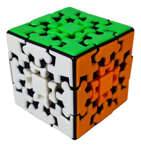 Cubo Rubik Gear 3x3 Speed Rompecabezas Engranaje Stickerless