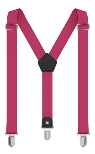 Tirantes Para Hombre Ajustables - Colores - Grin Accs Color Fucsia