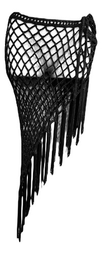 Caderin Tejido Para Danza Árabe Negro Noire Liso