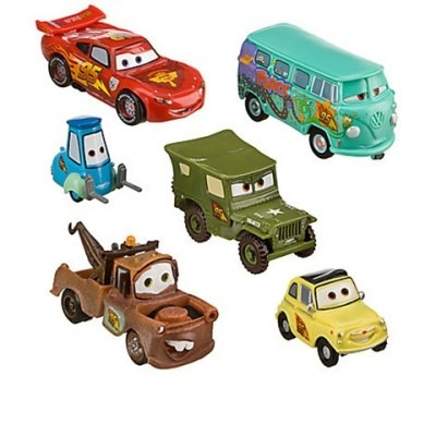 Set Figuras Autos X6 Cars (7 Cm) A0587 Disney Original