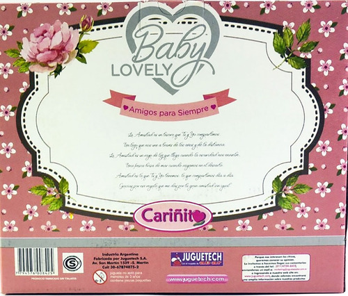 Imagen 6 de 8 de Bebote Bebe Real C/ Peluche Baby Lovely Nuevo 0842 Bigshop