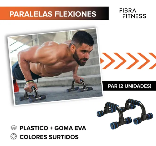 Flexiones en barras paralelas sale