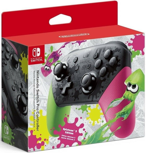Control Nintendo Switch Pro Splatoon 2 Original Nuevo Msi