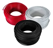 Comprar Kit 3 Cable Eléctrico Cca Calibre 8 Rojo, Negro Y Blanco 50m