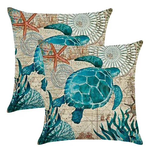 Ulove Love Yourself Turtle Sea Turtle Almohada Caja De Tema