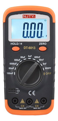 A Um Medidor De Capacitância Lcd Njty 600pf-100mf 6000