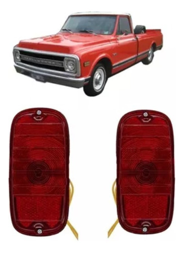 Juego Faro Trasero Pick Up Chevrolet C 10 68 69 70 71 72 73