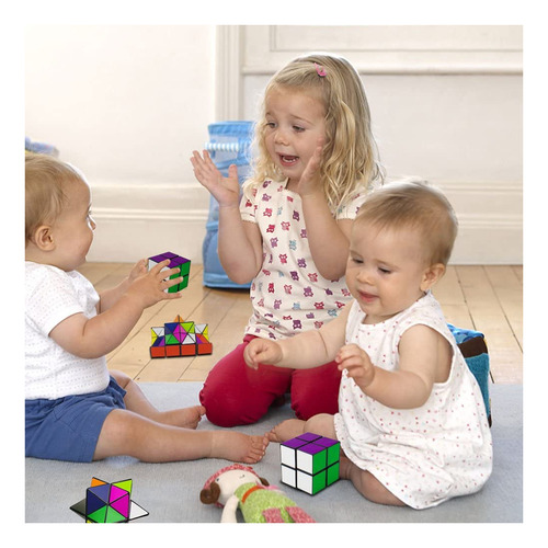 Magic Star Cube, Shonco 2 En 1 Combo Infinity Cube Juguete T