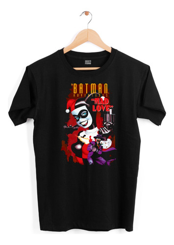 Playera Hombre - Negra - Harley Quinn: Amor Loco - Batman