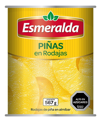 Piña rodajas Esmeralda Lata 567 gr