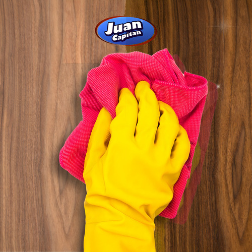 Juan Capitán Madera: Aceite Lustrador y Limpiador de Madera y Muebles 10 Unidades de 500 Mls.
