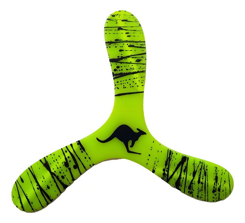 Boomerang Agile Fun Boomerang Beach Camping, 1 unidad, color verde lima