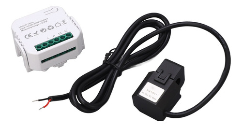 Medidor De Energia Monofásico Preto Preto Wifi Monitor Smart