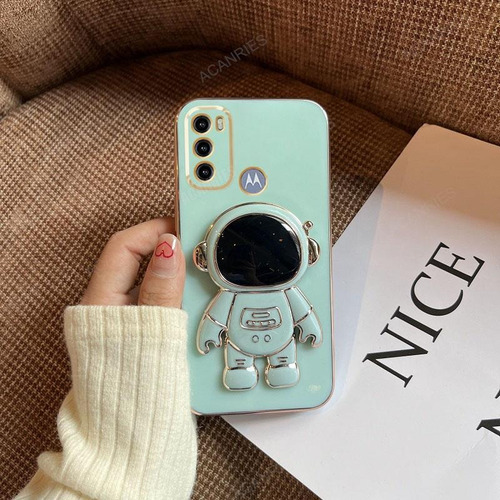 Funda Para Motorola Soporte De Astronauta Carcasa Con Correa