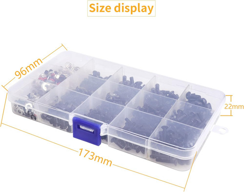 524pcs Kit De Tornillo Rc Kit De Reparación Rc Kit M3 M4 Tor
