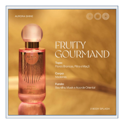 Body Splash Aura Beauty Jade Picon Aurora Shine Hinode Com 200ml Cor Verde Adocicado Exala Cheiro