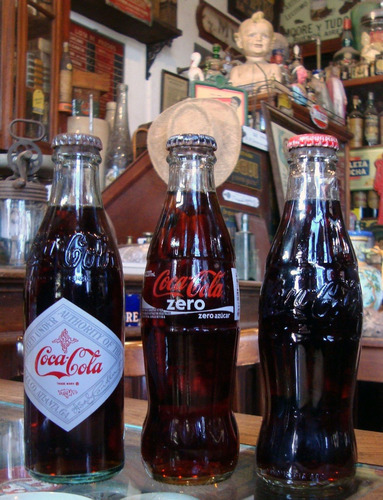 Antigua Botella De Gaseosa Coca-cola (las 3 Botellas). 25840