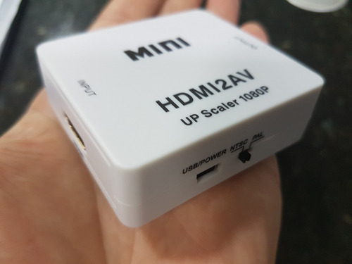 Entra Hdmi Sai Av Conversor Hdmi Modulador Hdmi Hdmi Para Av